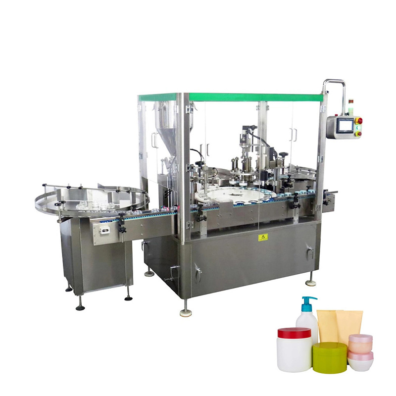 Automatische Cremefüll- und Verschließmaschine