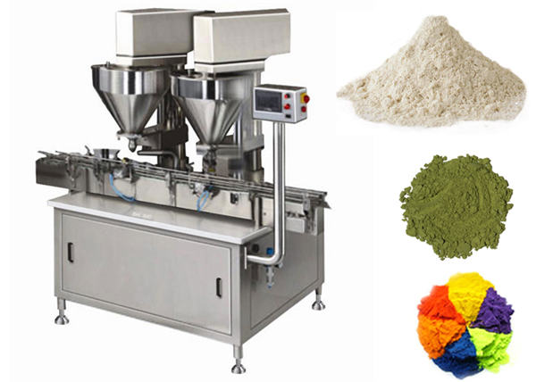 Automatische 2-Kopf-Pulverfüllmaschine