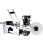 Halbautomatische Etikettiermaschine für runde Flaschen