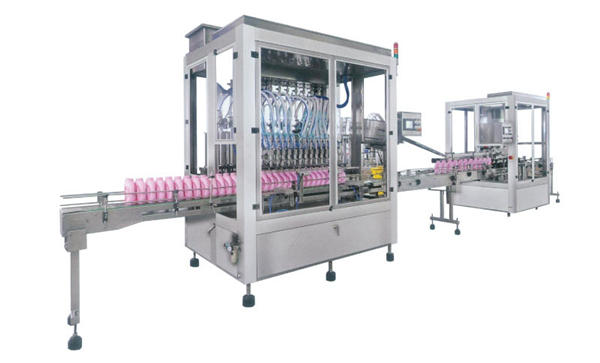 Automatische Reinigungsmittelfüllmaschine aus Edelstahl 